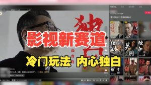 最新影视解说玩法,人物独白,30天涨粉24万+,全流程拆解【揭秘】-阳知网创资源库