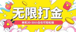 各种平台无限打金玩法,单机30-50纯自撸玩法,适合小白【揭秘】-阳知网创资源库