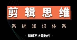 剪辑思维系统课,从软件到思维,系统学习实操进阶,从讲故事到剪辑技巧全覆盖-阳知网创资源库