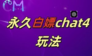 2024最新GPT4.0永久白嫖,作图做视频的兄弟们有福了【揭秘】-阳知网创资源库