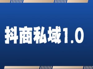 抖商服务私域1.0，抖音引流获客详细教学-阳知网创资源库