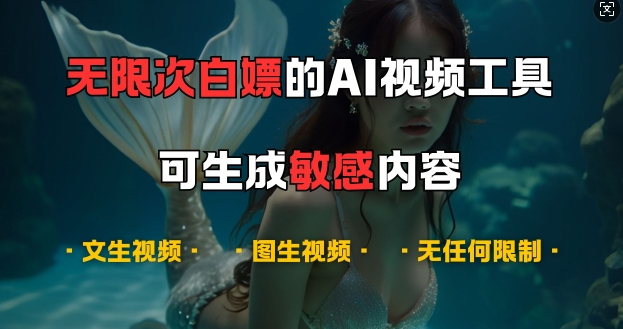 超强大的AI视频工具,可免费无限次白嫖,无任何限制,支持创作音乐,文生视频,图生视频【揭秘】-阳知网创资源库