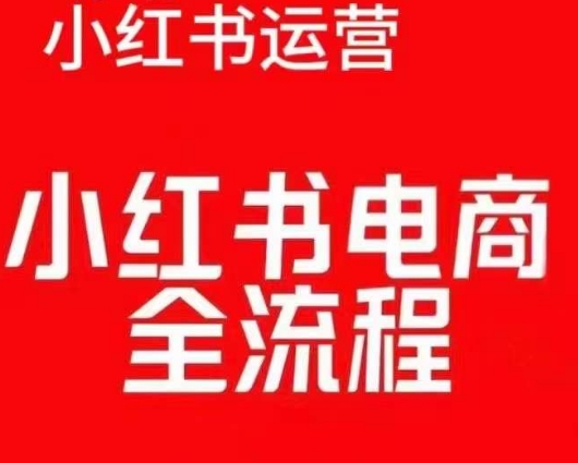 红薯电商实操课,小红书电商全流程-阳知网创资源库