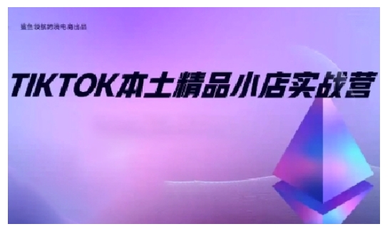 TikTok本土精品小店出海实战营,从入门到高阶,不止0-1!-阳知网创资源库