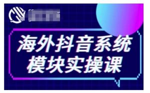 海外抖音Tiktok系统模块实操课,TK短视频带货,TK直播带货,TK小店端实操等-阳知网创资源库