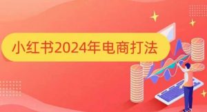 小红书2024年电商打法，手把手教你如何打爆小红书店铺-阳知网创资源库