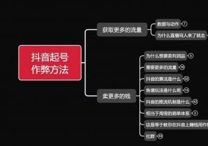 古木抖音起号作弊方法鱼塘起号,获取更多流量,卖更多的钱-阳知网创资源库