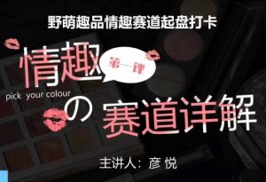 比高社群:情趣赛道训练营,野萌趣品情趣赛道起盘打卡,市场刚需项目-阳知网创资源库