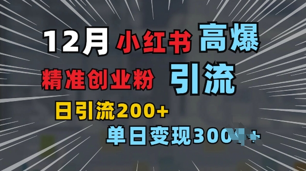 小红书一张图片“引爆”创业粉,单日+200+精准创业粉 可筛选付费意识创业粉【揭秘】-阳知网创资源库
