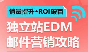 销量提升•ROI破百 独立站EDM邮件营销攻略,如何通过邮件营销每年获得100万美金销售额!-阳知网创资源库