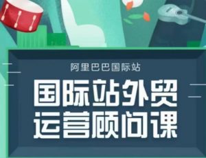 国际站运营顾问系列课程,一套完整的运营思路和逻辑-阳知网创资源库
