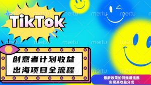 最新TikTok创意者计划开通条件及变现，如何规避违规实现高收益分成【揭秘】-阳知网创资源库