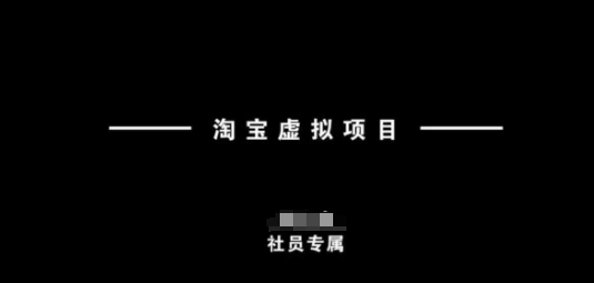 淘宝虚拟项目，从理论到实操，新手也能快速上手-阳知网创资源库