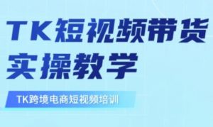 东南亚TikTok短视频带货,TK短视频带货实操教学-阳知网创资源库