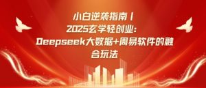 小白逆袭指南,2025玄学轻创业:Deepseek大数据+周易算法的融合玩法-阳知网创资源库