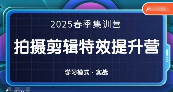 2025春季拍剪全能集训营,拍摄剪辑特效提升营-阳知网创资源库