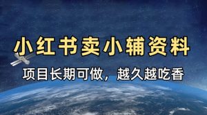 小学教辅资料在小红书这样卖，项目长期稳定收益，越久越吃香-阳知网创资源库