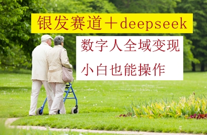 银发赛道+deepseek数字人全域变现，小白也能操作-阳知网创资源库