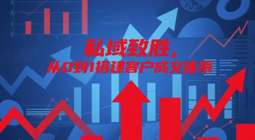私域致胜,从0到1搭建客户成交体系-阳知网创资源库