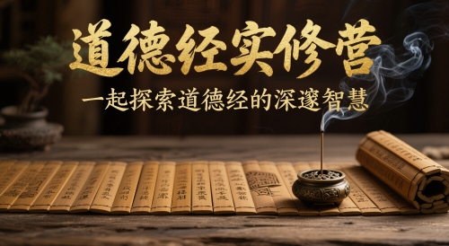 道德经实修营,一起探索道德经的深邃智慧-阳知网创资源库