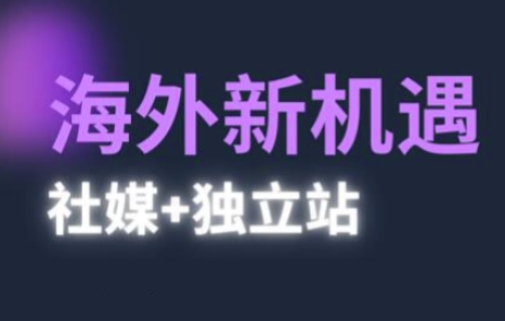 2025出海新机遇(社媒+独立站),海外新机遇,实现独立站的高效运营与出海-阳知网创资源库