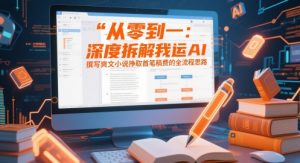 从零到一：深度拆解我运用AI撰写爽文小说挣取首笔稿费的全流程思路-阳知网创资源库