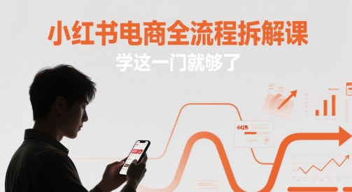 小红书电商全流程拆解课,学这一门就够了-阳知网创资源库