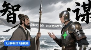 扣子工作流一键生成沉浸式历史故事,一天工作量,3分钟搞定-阳知网创资源库