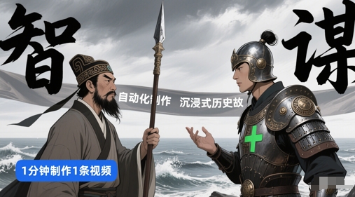 扣子工作流一键生成沉浸式历史故事,一天工作量,3分钟搞定-阳知网创资源库