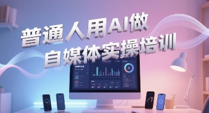 普通一个人用AI做自媒体，助你轻松开启AI自媒体创作之路-阳知网创资源库