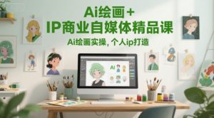 Ai绘画+IP商业自媒体精品课,Ai绘画实操,个人ip打造-阳知网创资源库