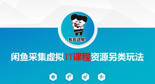 闲鱼采集虚拟IT课程资源另类玩法,干货满满-阳知网创资源库