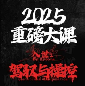 2025重磅大课,入世2,驾驭与控制-阳知网创资源库