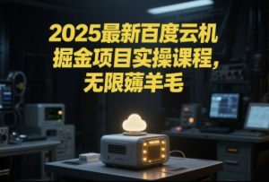 2025最新百度云机掘金项目实操课程单窗口保底5-10元月收益单窗口150+【揭秘】-阳知网创资源库