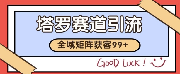 小红书某音塔罗赛道引流获客 自热矩阵日引200+【揭秘】-阳知网创资源库