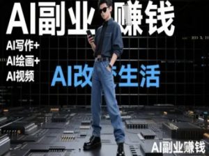 AI改变生活（Ai写作+AI绘画+Ai视频），AI副业挣钱-阳知网创资源库