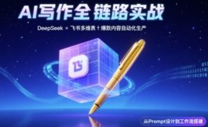 AI写作全链路:DeepSeek结构化Prompt+飞书多维表打造爆款内容体系-阳知网创资源库