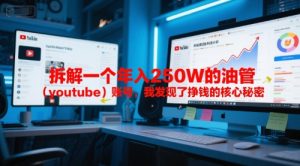 付费文章：拆解一个年入250W的油管（youtube）账号，我发现了挣钱的核心秘密-阳知网创资源库
