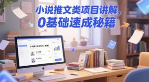 小说推文类项目讲解,0 基础速成秘籍-阳知网创资源库