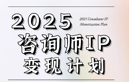 7天构建咨询师变现系统,2025咨询师IP变现计划训练营-阳知网创资源库