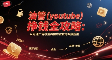 油管(youtube)挣钱全攻略:从开通广告收益到国内收款的实操指南-阳知网创资源库