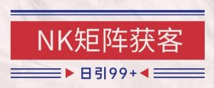 小红书某音NK赛道引流获客 自热矩阵日引200+【揭秘】-阳知网创资源库