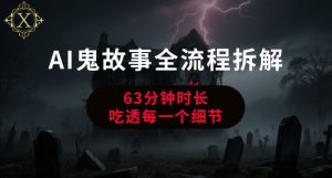 AI鬼故事从0到1全流程拆解，非常详细，全是干货-阳知网创资源库
