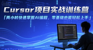 Cursor项目实战训练营，两小时快速掌握AI编程，零基础也能轻松上手-阳知网创资源库