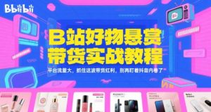 B站好物悬赏带货实战教程,平台流量大,抓住这波带货红利,别再盯着抖音内卷了-阳知网创资源库