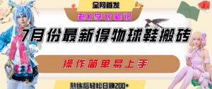 七月最新得物视频搬砖加球鞋搬砖玩法,可以多号矩阵操作,快速起号拉爆流量-阳知网创资源库