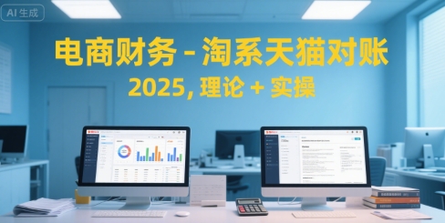 电商财务-淘系天猫对账2025,理论+实操-阳知网创资源库
