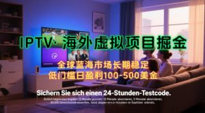 【海外虚拟项目掘金】日入100-200美刀,自己在家就可以闷声发大财,长期可做,工作室可复制扩大【揭秘】-阳知网创资源库