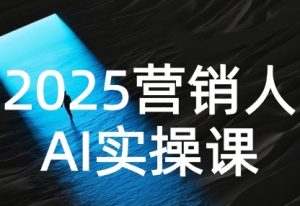 2025营销人Al实操课,AI营销抢跑实战,从Prompt到方案,效率碾压同行-阳知网创资源库