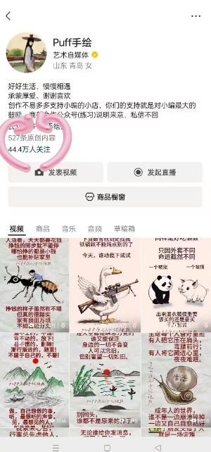 Puff手绘视频号分成项目，三天过分成计划，简单易上手，适合新手-阳知网创资源库